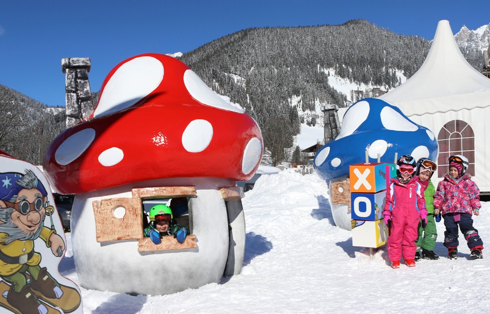 Kinderland im Skikurs 