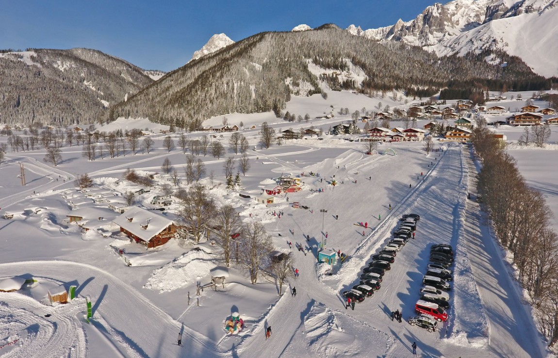 Camping Ramsau Beach auch im Winter geöffnet