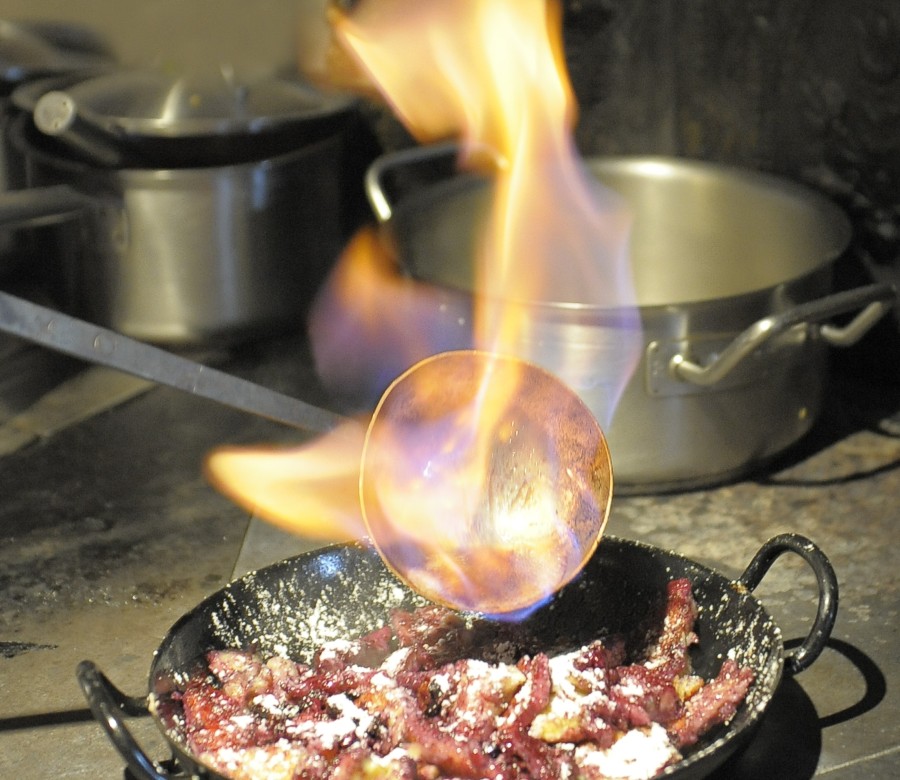 Heidelbeerschmarrn in der Halseralm