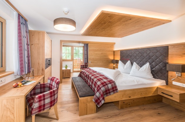 Doppelbettzimmer im Hotel Lindenhof