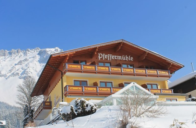 Hotel Pfeffermühle im Winter