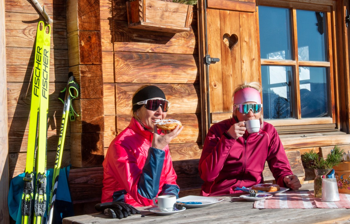 Einkehrmöglichkeit direkt an der Langlaufloipe