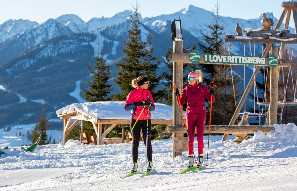 Langlaufen auf dem Rittisberg in Ramsau