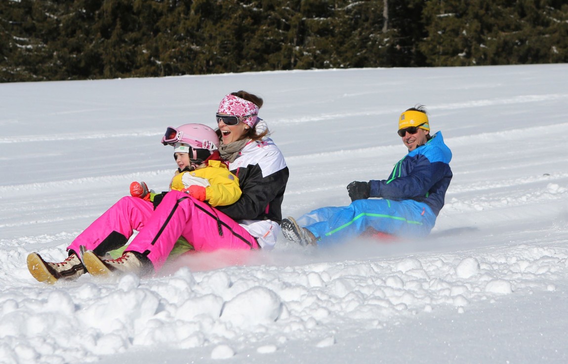 Zipfelbob-Spaß für Familien mit Kind 